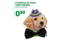 stropdas of strik voor honden