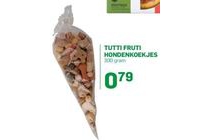 tutti frutti hondenkoekjes