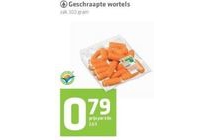 geschraapte wortels