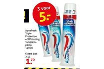 aquafresh triple protection of whitening tandpasta