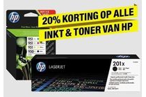 alle inkt en toner van hp