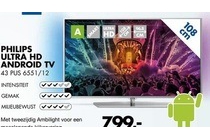 philips ultra hd android tv 43 pus 6551 12