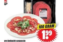 pure ambacht carpaccio