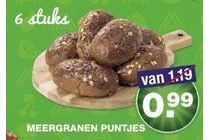 meergranen puntjes 6 stuks