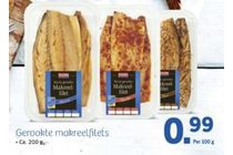 gerookte makreelfilets