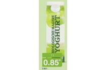 biologische magere yoghurt