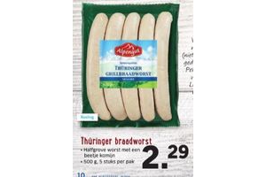 thueringer braadworst