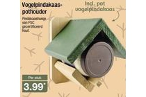vogelpindakaaspothouder