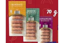 hamsnack met roomkaas