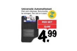 universele automattenset