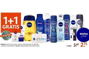 nivea douche hand body zeep en scheerschuim of gel