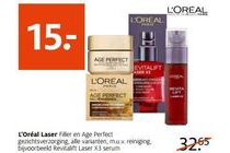 l oreal laser filler en age perfect gezichtsverzorging