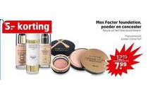 max factor foundation poeder en concealar