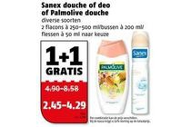 sanex douche of deo of palmolive douche