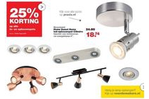 praxis 25 korting op alle in en opbouwspots