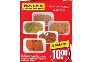 gelderse schijf italiaanse koteletto kebab burger bbq karbonade of filetlapje bistro