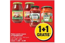 heinz pasta sauce of spagheroni