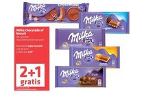 milka chocolade of biscuit