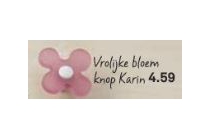 vrolijke bloem knop karin