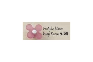 vrolijke bloem knop karin