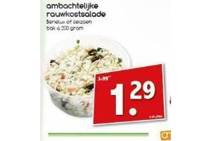 ambachtelijke rauwkostsalade