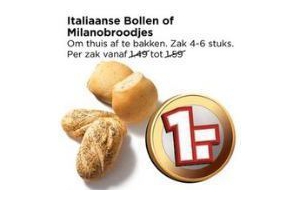 italiaanse bollen of milanobroodjes
