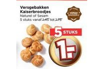 versgebakken kaiserbroodjes
