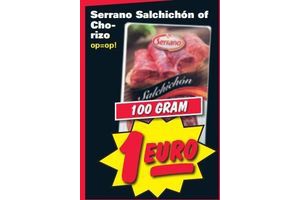 serrano salchichon of chorizo