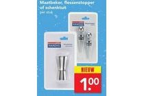 handig maatbeker flessenstopper of schenktuit
