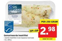 gemarineerde heekfilet