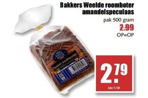 bakkers weelde roomboter amandelspeculaas