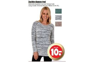 zachte dames trui