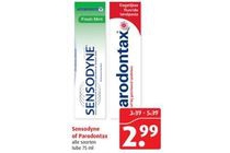 sensodyne of paradontax