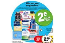 alle merken magnesium