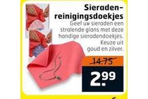 sieradenreinigingsdoekjes