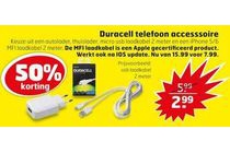 duracell telefoon accessoire