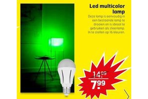 led multicolor lamp