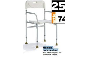 25 korting op mobiele douchestoel