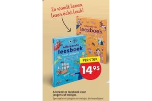 allereerste leesboek voor jongens of meisjes