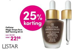zuur Geest Mens Collistar Magic Drops Face Self Tanning 30 ml nu met 25% korting - Beste.nl