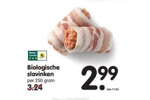 biologische slavinken