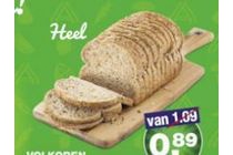 heel volkoren meergranen brood