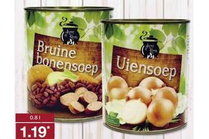 uien of bruine bonensoep