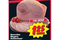 gerookte slagers achterham