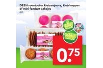 deen roomboter kletsmajoors kletskoppen of mini fondant cakejes