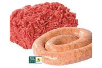 rundergehakt of verse worst fijn of grof