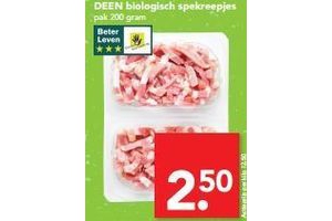 deen biologisch spekreepjes