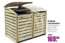 dubbele containerbox