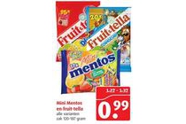 mini mentos en fruit ella