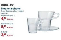 duralex kop en schotel